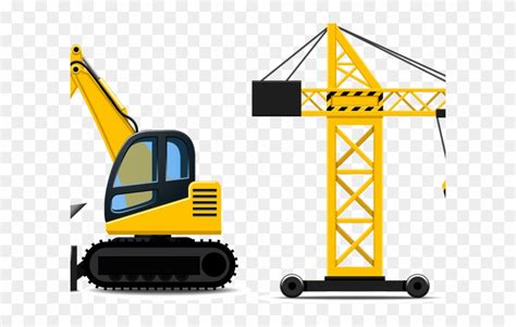 Download Crane Clipart Cartoon Construction Construction Trucks Clip