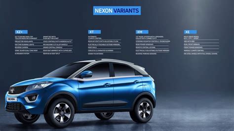 Tata Nexon Variant Wise Features Autodevot