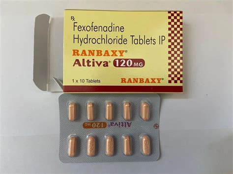 Mg Ranbaxy Altiva Fexofenadine Hydrochloride Tablet Ip At Best