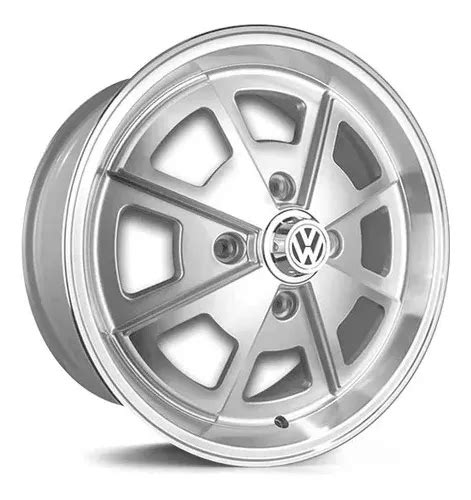 Jogo Roda Aro 15x6 4x130 Vw Fusca Brasilia Bicos R84