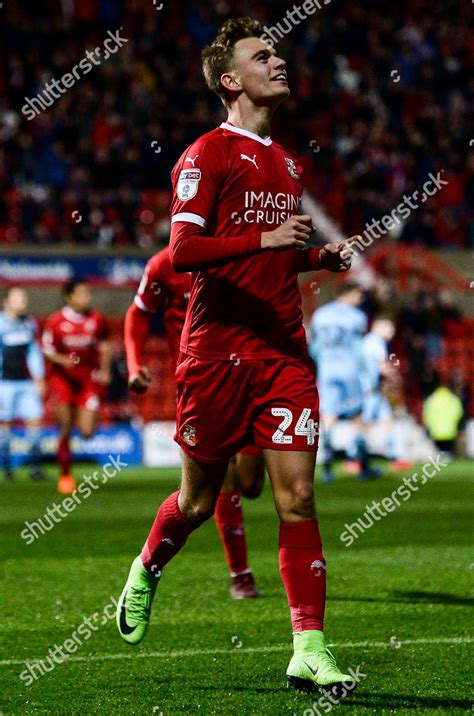 Scott Twine Swindon Town Scores Celebrates Editorial Stock Photo ...