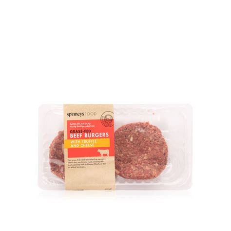 Spinneysfood Beef Burgers With Truffle And Cheese 240g Spinneys Uae