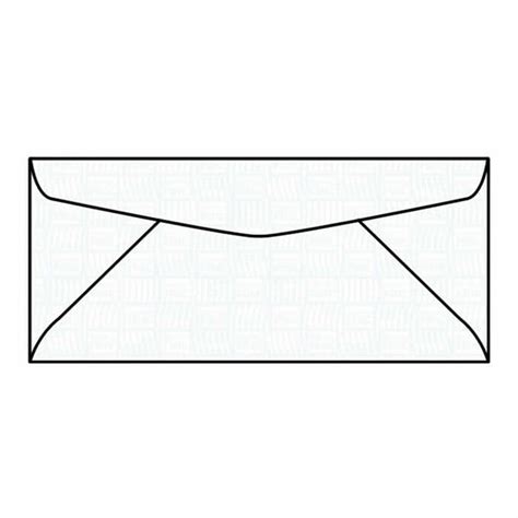 10 Regular Business Envelopes 4 1 8 X 9 1 2 24 White Diagonal