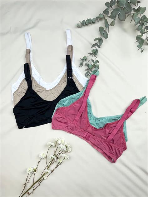 Kit Suti Amamenta O Liso Conforto Abre Facil Sem Bojo Lingerie
