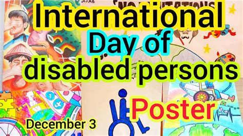 International Day Of Disabled Persons Easy Posters World Disability Day