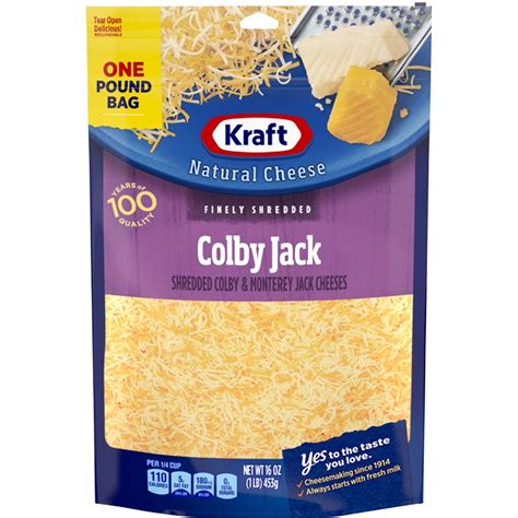 Colby Jack (Finely Shredded) - Kraft Natural Cheese