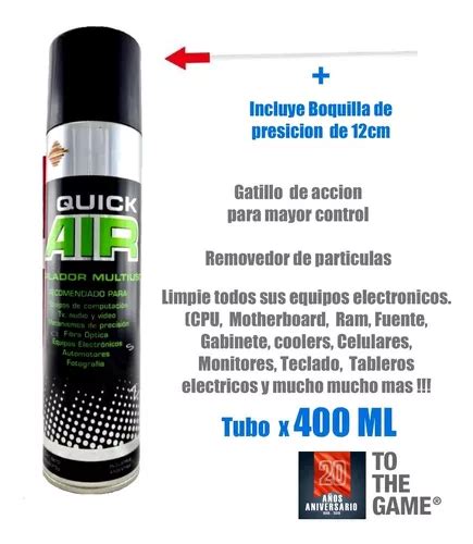 Aire Comprimido Aerosol 400ml Pack X 10 En Venta En Capital Federal