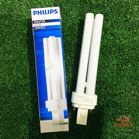 Philips หลอดตะเกยบ Master PL C 2P 18W 827 แสง Warmwhite Lazada co th