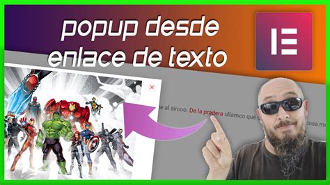 Cómo Disparar un Popup desde un Enlace de Texto con Elementor Pro