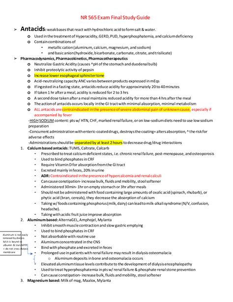 Nr Advanced Pharmacology Fundamentals Midterm Guide Latest