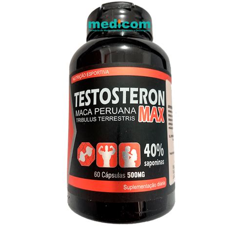 Testosteron Max 500mg 60 Cápsulas Flora Nativa Medicom