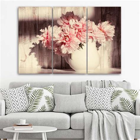 17 Stories 3 Tlg Leinwandbilder Set Vintage Flowers Wayfair De