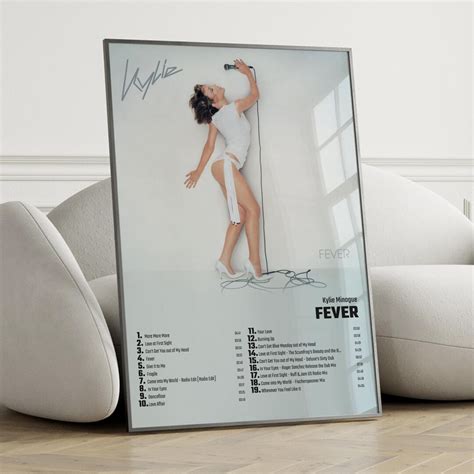 Kylie Minogue Fever Album Cover Poster Wall Art Kylie - Etsy