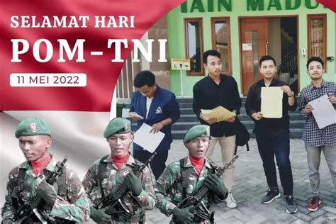 Kumpulan Link Twibbon Spesial Hari Pom Tni Nasional 2022 Desain Cantik