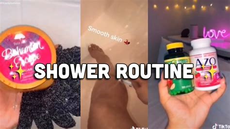 Shower Routine ☁️ Tiktok Compilation Youtube