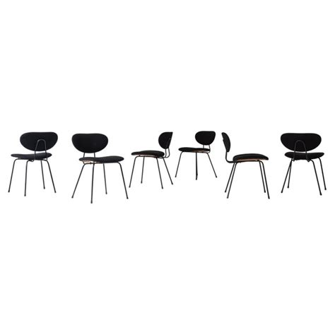 Set Of Six Dining Chairs By Florence Knoll For Knoll International Usa