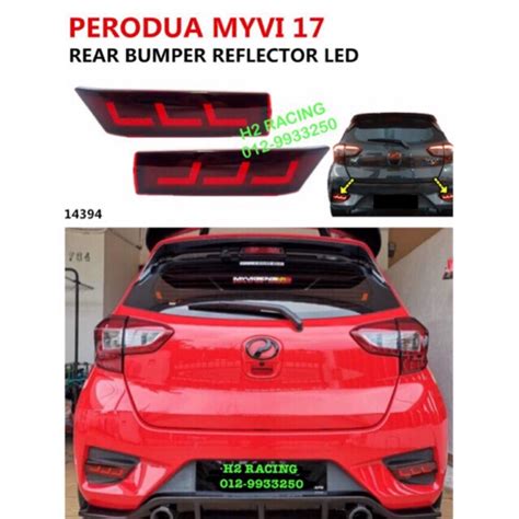 Myvi 2019 Rear Led Myvi 2018 Rear Bumper Lamp Myvi 2018 Rear Light