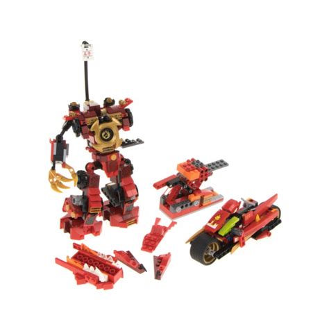 X Lego Ninjago Set Kai Cycle Rot Samurai Mech Unvollst Ndig