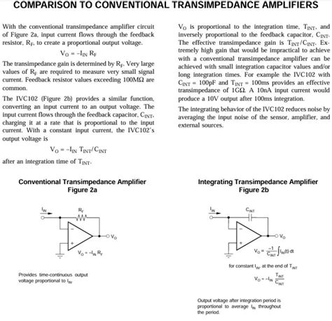 Precision Switched Integrator Transimpedance Amplifier Electronics
