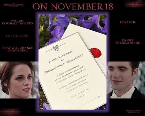 Twilight Saga Breaking Dawn Wedding Invitation by Maysa2010 on DeviantArt