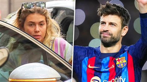 Piqué Y Shakira Captan Al Futbolista Dando Un Beso A Clara Chía Marti