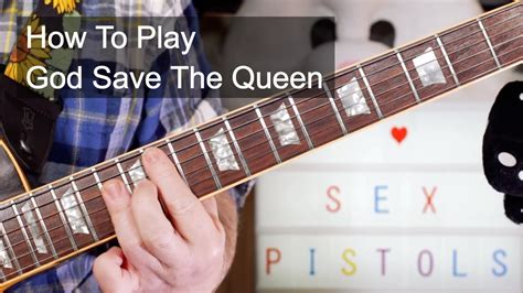 God Save The Queen Sex Pistols Guitar Lesson Youtube