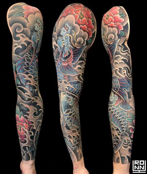 Ghim của Damian Scelfo trên Koi tattoo sleeve | Hình xăm, Phác thảo ...