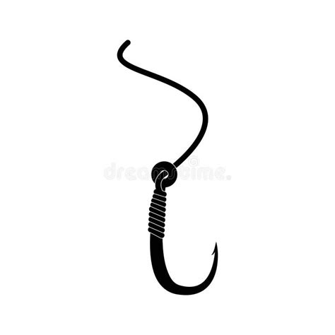 Fishing Rod Vector Graphic Design Illustration Template Stock Vector