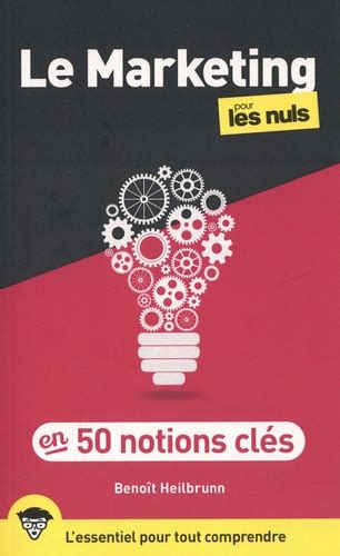 Le Marketing Pour Les Nuls En Notions Cl S De Beno T Heilbrunn