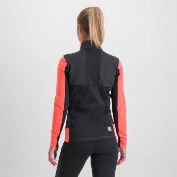 Sportful Squadra Women S Jacket 117 Pompelmo Black BIKE24