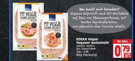 Edeka My Veggie Veganer Aufschnitt Angebot Bei Edeka