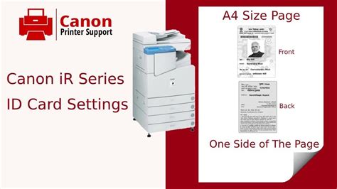 How To Setup Id Card Xerox For Canon Youtube