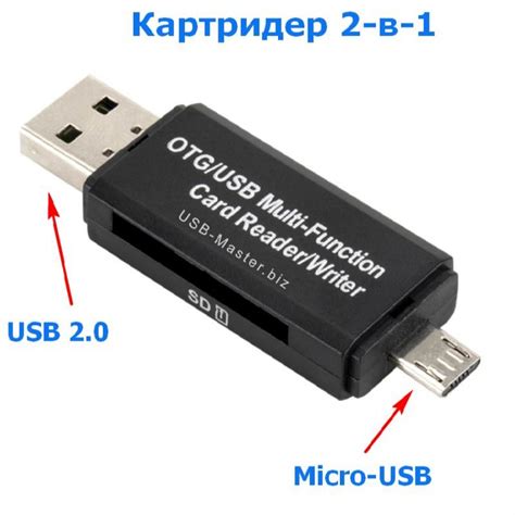 【Кардридер 2-в-1】USB 2.0/Micro-USB ⏩ Купить по лучшей цене ≡ Отзывы ≡ ...