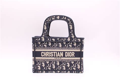 Christian Dior Book Tote Mini Preowned No Dustbag Ma001 Julia Rose Boston Shop