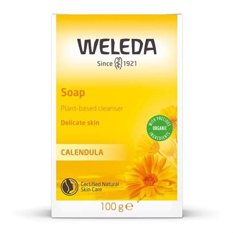 Weleda Calendula Soap Bar For Sensitive Skin And Children