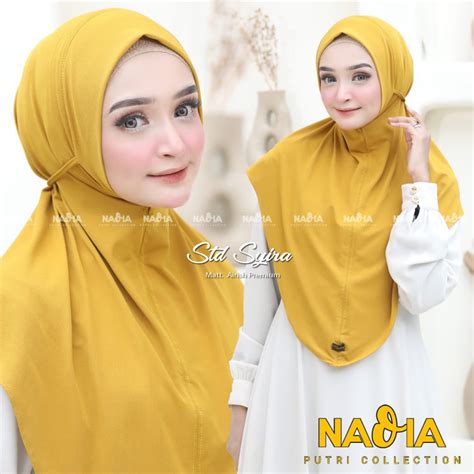 Jual Std Syira By Nadia Putri Collection Hijab Instan Jersey Airis