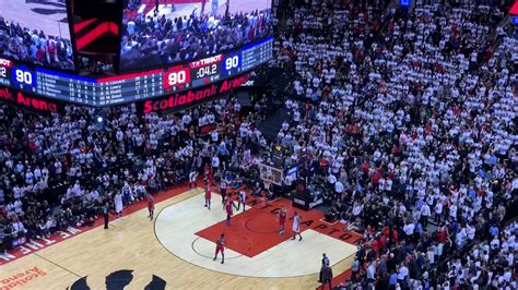 Kawhi Leonard THE SHOT Raptors Game 7 Final Winning Shot Live YouTube