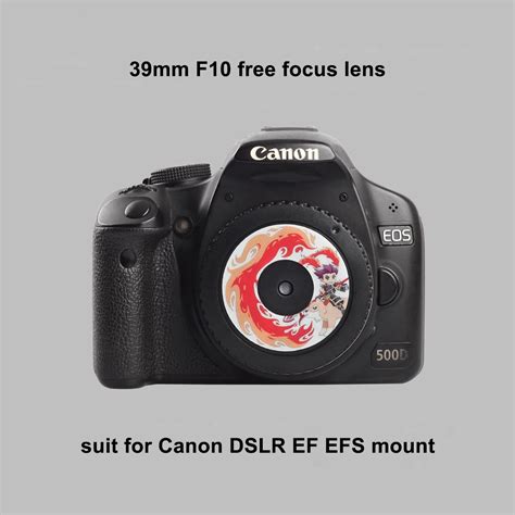 Лазерная линза DSLR EF EF-S с бесплатной фокусировкой 500D\850D 39 мм ...