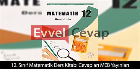 12 Sınıf Matematik Ders Kitabı Cevapları Meb Yayınları