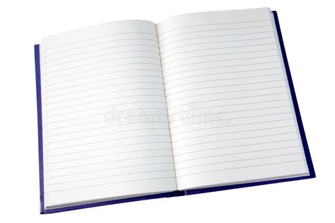 Ouvrez Les Pages D'un Cahier. Image stock - Image du rayé, copie: 3553137