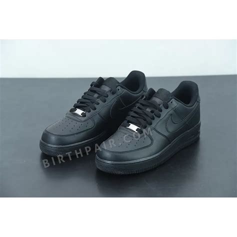 Nike Air Force 1 07 Triple Black Goat Air Force 1 Birthpair