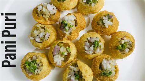 Panipuri Golgappa Pani Puri Street Chaat Golgappa Recipe Youtube