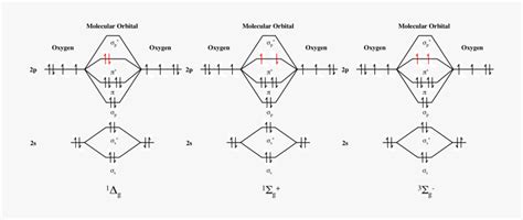 Singlet Oxygen Molecular Orbital Diagram Free Transparent Clipart