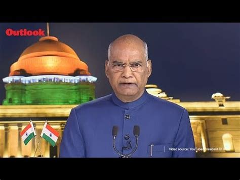 President Ram Nath Kovind S Address To The Nation On Eve Of