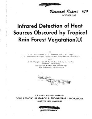 Fillable Online Crrel Rr Infrared Detection Of Heat Sources