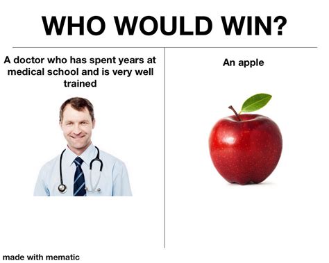 An Apple A Day Keeps The Doctor Away Rmemes