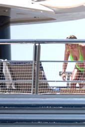 Stassie Karanikolaou In A Lime Green Bikini 08 08 2019 CelebMafia