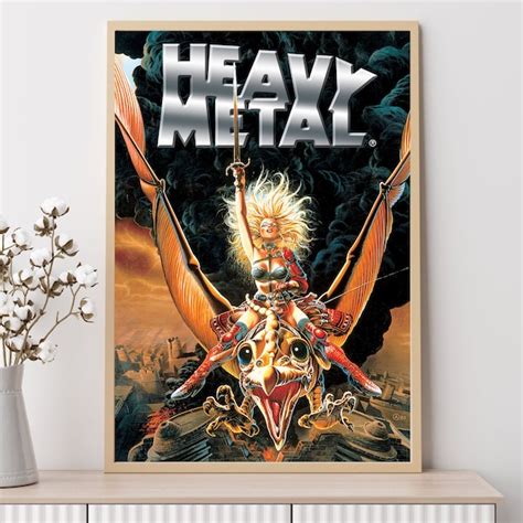 Heavy Metal Movie Poster Etsy