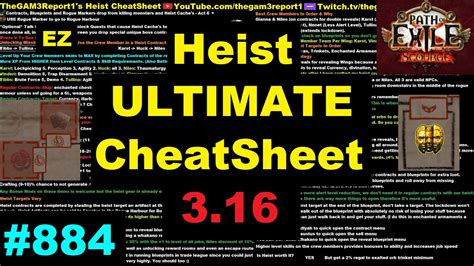 3 16 ULTIMATE Heist Cheatsheet 884 YouTube