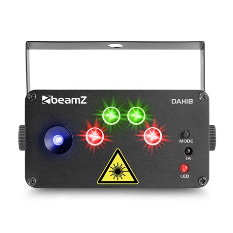 Dahib Double RG Gobo Laser System With Blue LED BeamZ